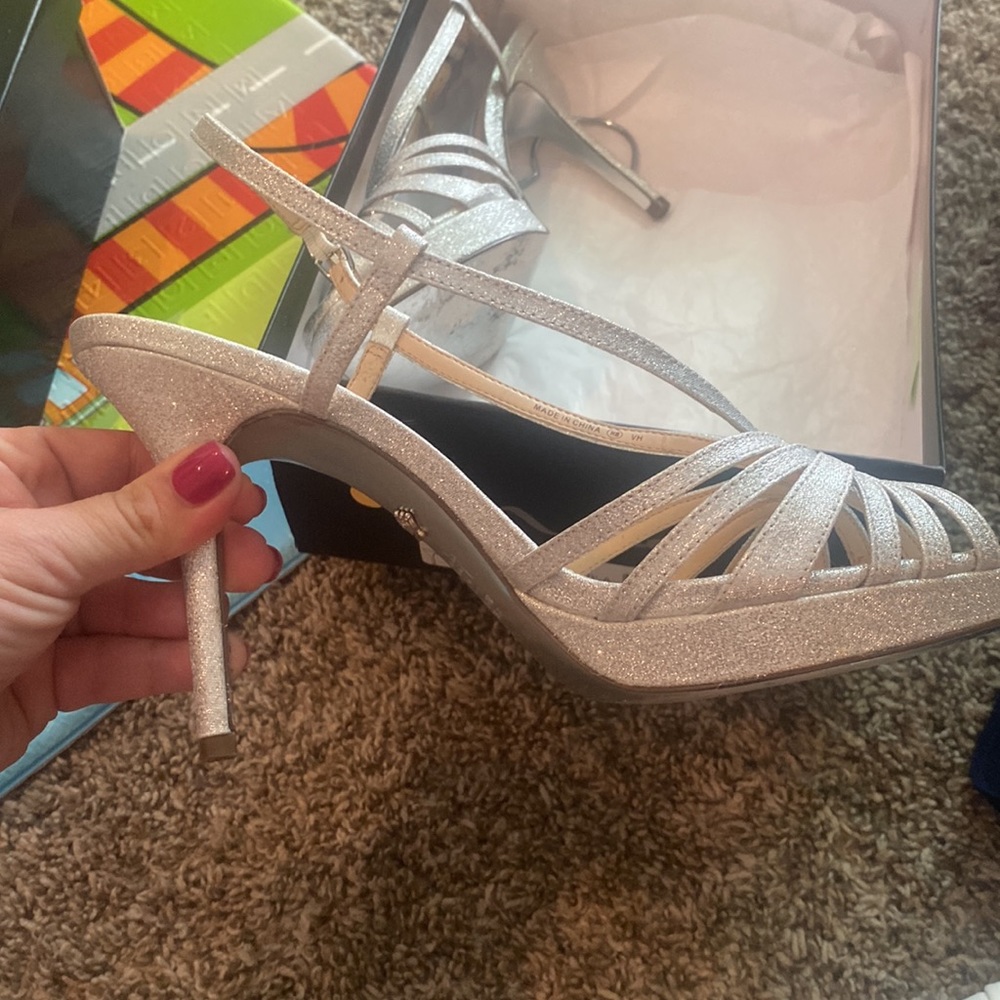 Nina denim silver wonderland size 8